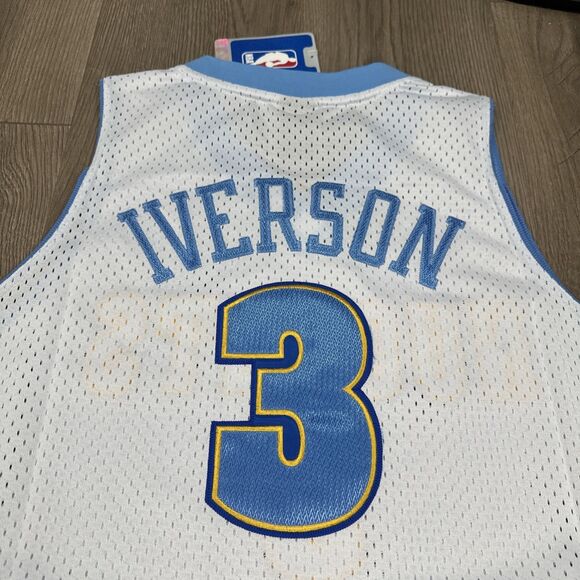 Adidas NBA Denver Nuggets Allen Iverson Jersey Size 50 - Picture 6 of 6